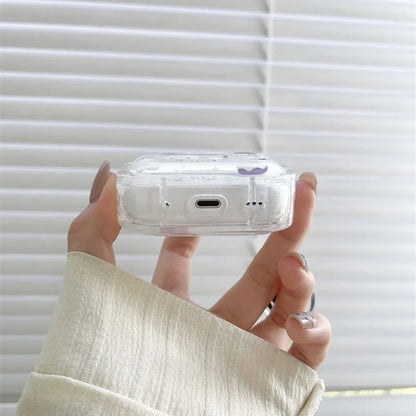 Floral Cute Cat Airpodspro2 Wireless Bluetooth Earphone Protective Cover1/2/3 Generations Cartoon Anti Drop Small And Convenient