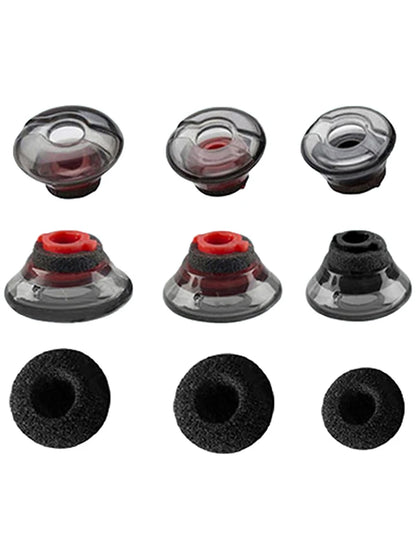 Earplug Earphone Tip Soft Silicone Ear Pads Earbuds Tips Eargels Black Foam Accessories For Plantronics Voyager 5200 Earplugs