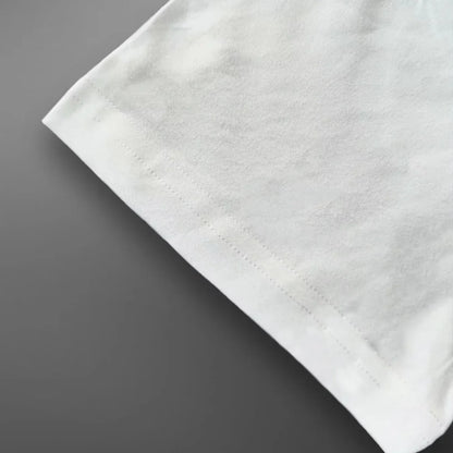 Shark letter printed graphic T-shirt Summer Fashion Sports Pure cotton Men's T-Shirt Children's Clothing Tee Y2k Woman