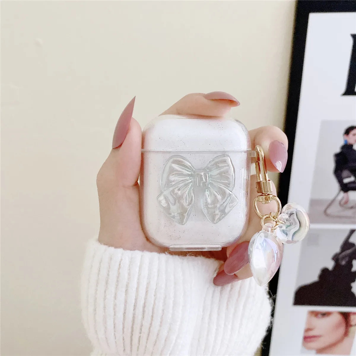 Buttery Soft Case with Keychain For AirPods 4 Airpods 3 2 1 pro 2nd Wireless Earphone Accessories Headphone Box Cover