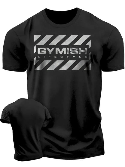 New 3D Printed Recover Fully Workout T-Shirt Funny Gym T-Shirt High Quality Cotton Men's Short Sleeves Muscle Man Tough Guy T