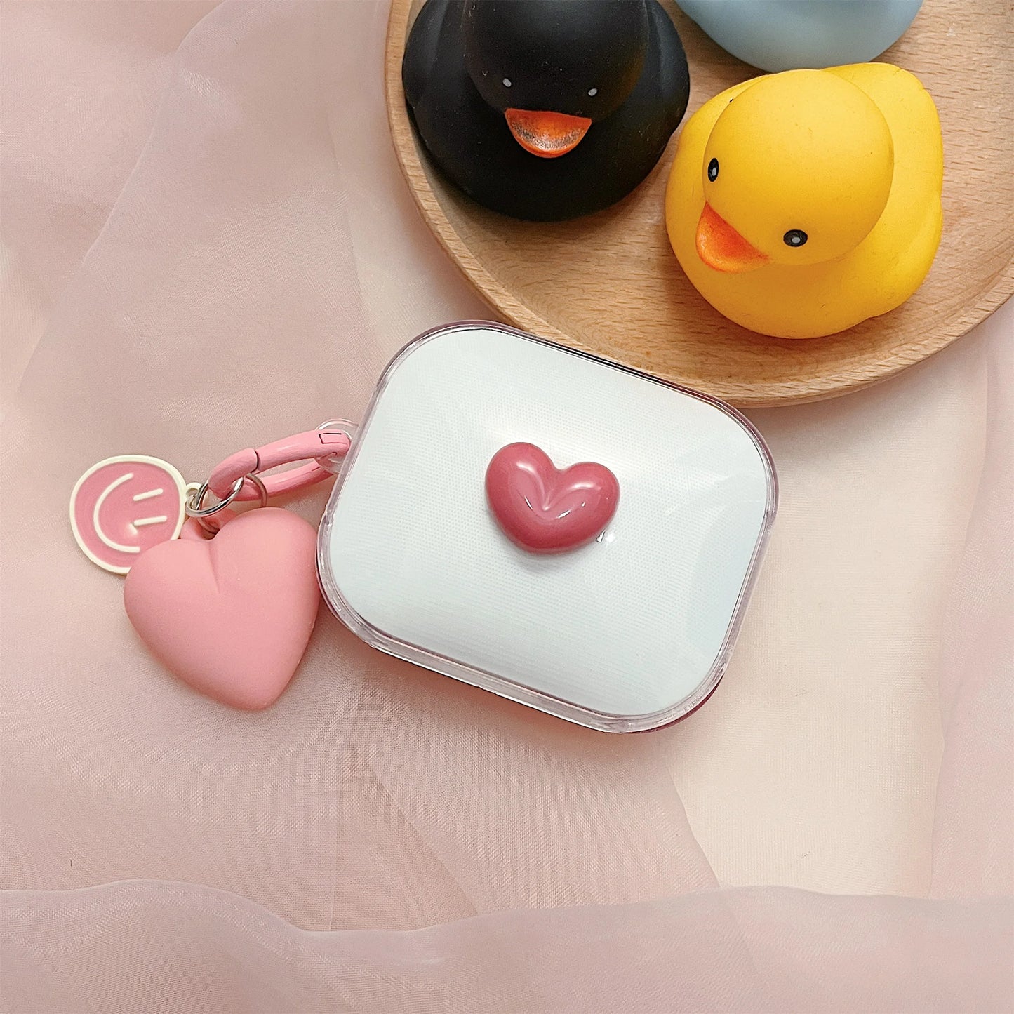 3D Cartoon Transparent For Redmi Buds 6 7S Case Cute Puppy Earphone Shockproof Soft Shell Protective Sleeve Cover