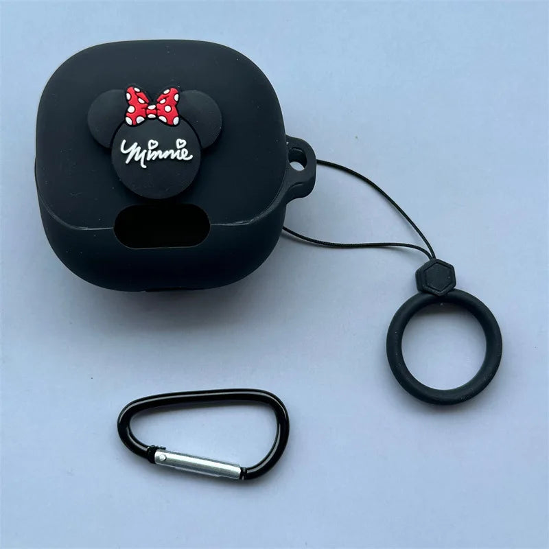 For (MI)Xiaomi Buds 5 ProTrue Wireless Bluetooth Earphone Cover DIY Cartoon Silicone Anti Drop Soft Cover With Hook