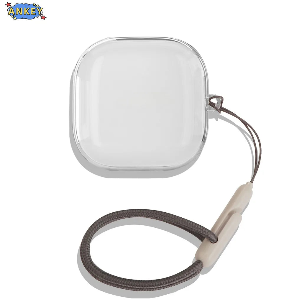 for Baseus Bowie E20 E19 E18 E18B E16 Case Soft Clear TPU Shockproof Protective Cover Accessories with Lanyard