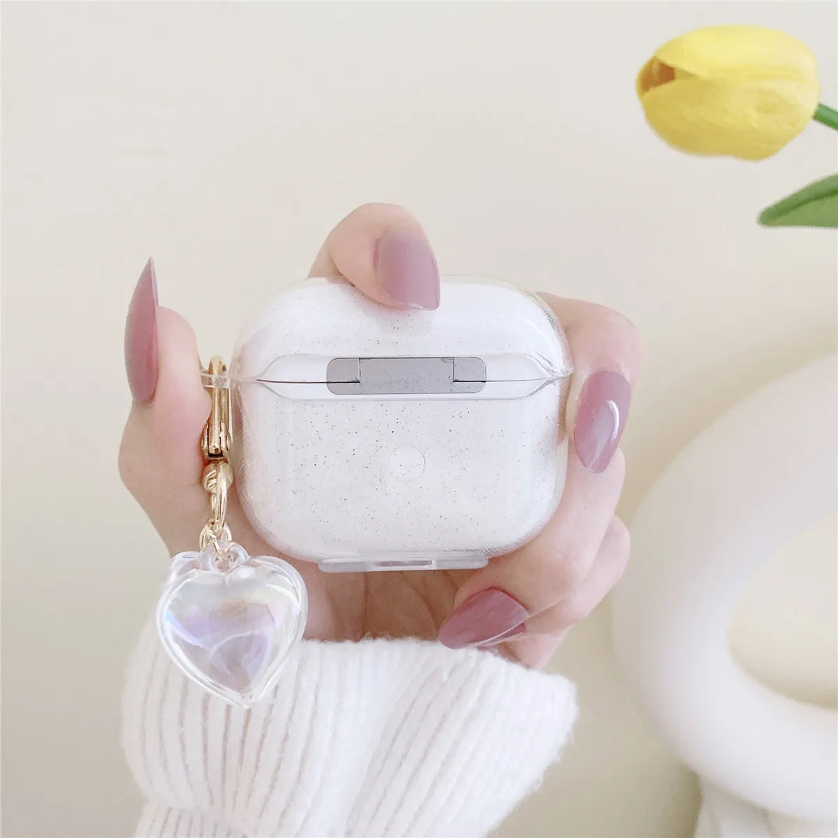 Buttery Soft Case with Keychain For AirPods 4 Airpods 3 2 1 pro 2nd Wireless Earphone Accessories Headphone Box Cover