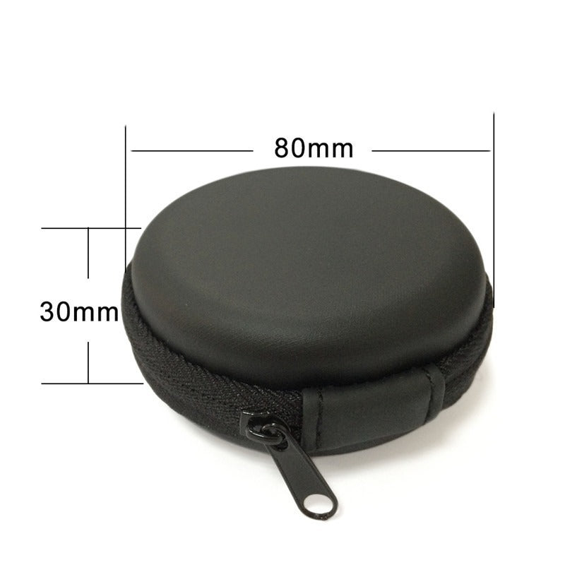 1pc Portable Earphone Case Charging Line Data Cable Holder Case Storage Box Anti-shock Mini Portable Earphone Memory Card Box
