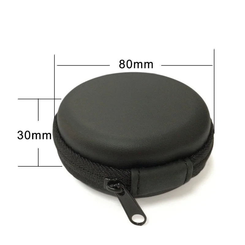 1pc Portable Earphone Case Charging Line Data Cable Holder Case Storage Box Anti-shock Mini Portable Earphone Memory Card Box