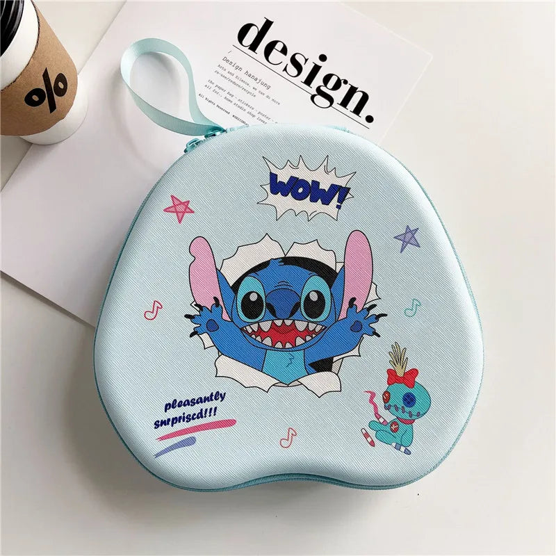 Cartoon Disney Headphone Case for AirPods Max Portable Smart Earphone Cover Storage Bag Travel Box for AirPods Max With Zipper