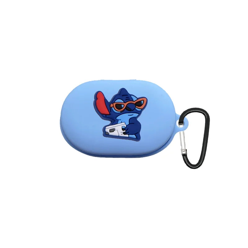 Disney cartoon Redmi Airdots protective case with hook suitable for Xiaomi Mi Redmi Airdots 1/2 Airdotse earphone charging case